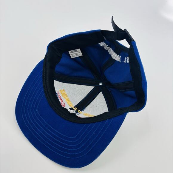 Vintage Chex Mix Company Of Champions Buckle Strap Hat 1997 Embroidered Blue - Picture 5 of 5